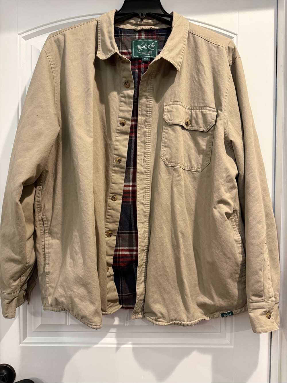 Woolrich Green Label Flannel Lined Shirt Jacket